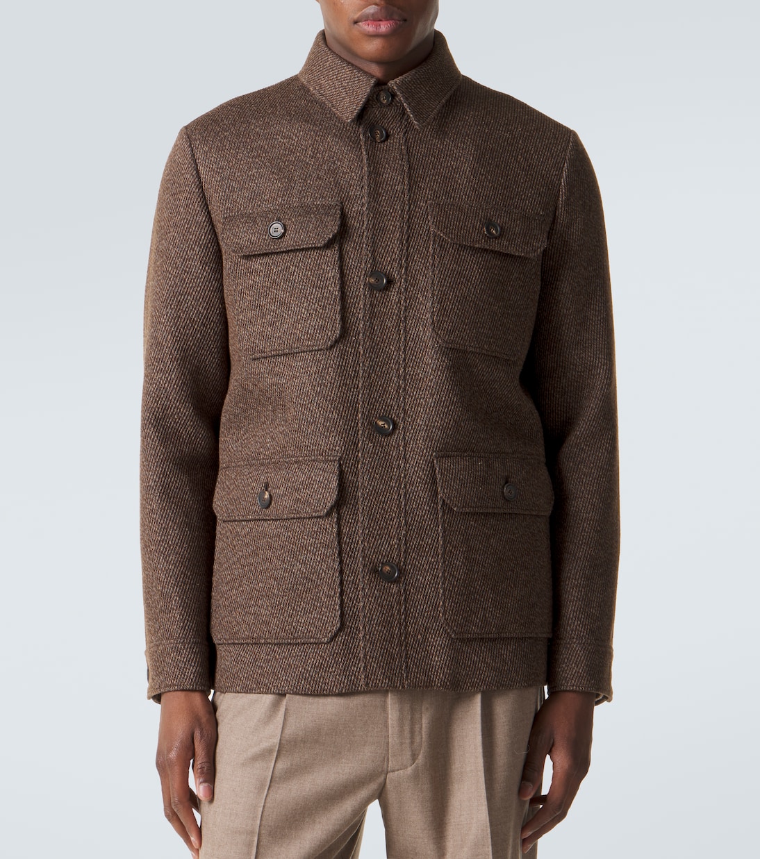 Giacca Andover in misto lino e cashmere | Loro Piana