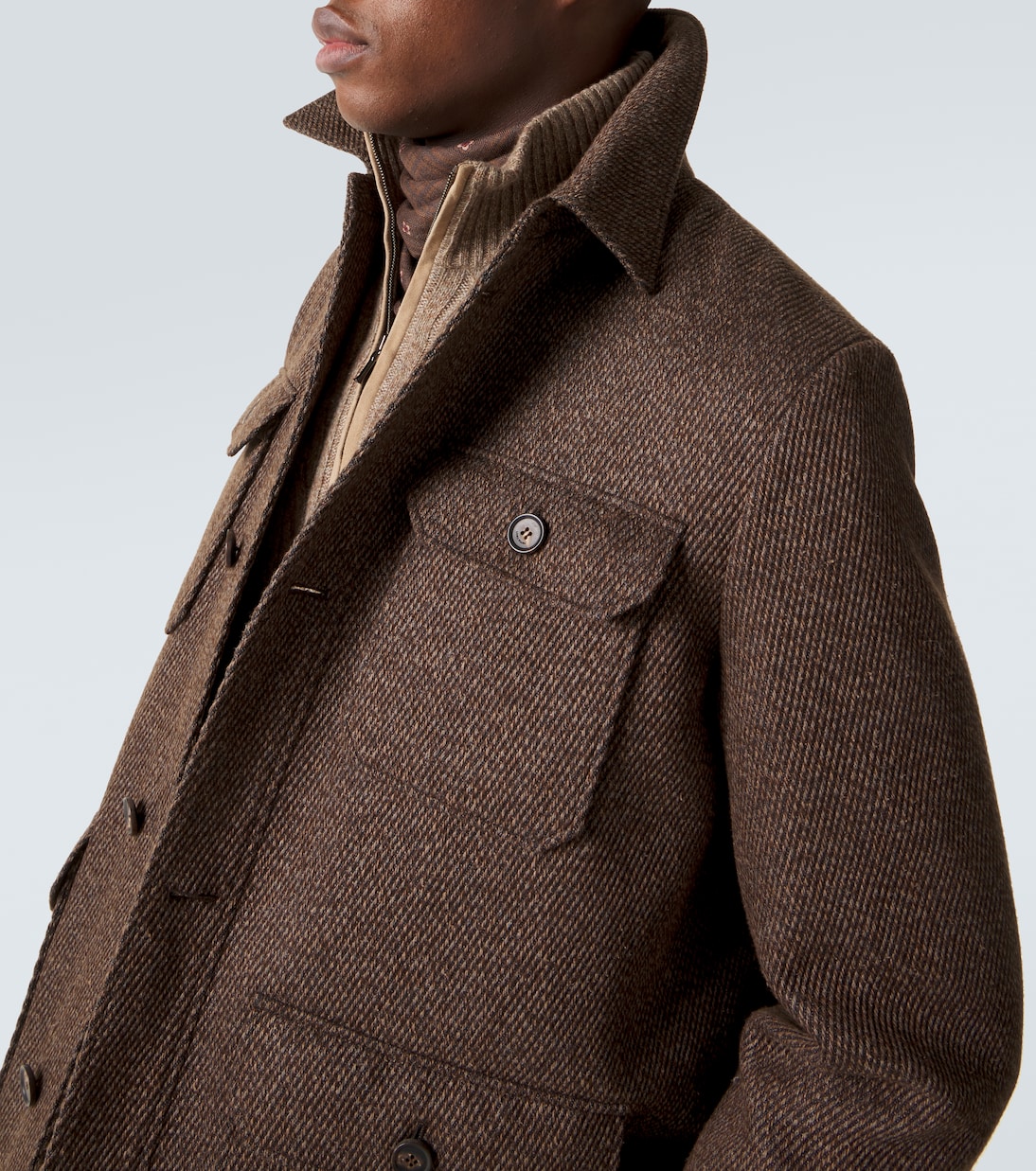 Giacca Andover in misto lino e cashmere | Loro Piana