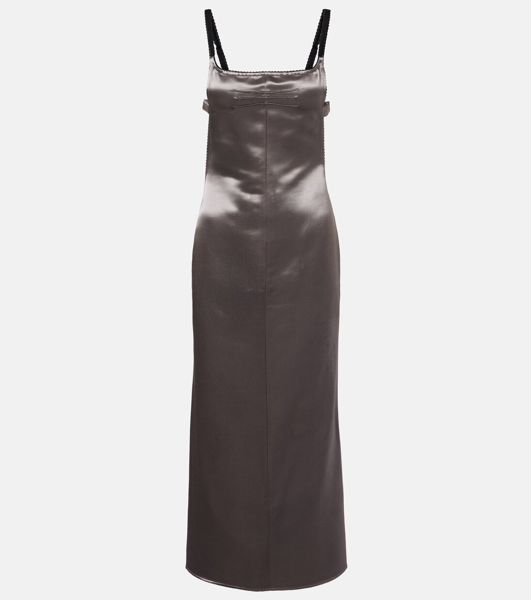 Open-back satin midi dress | The Attico