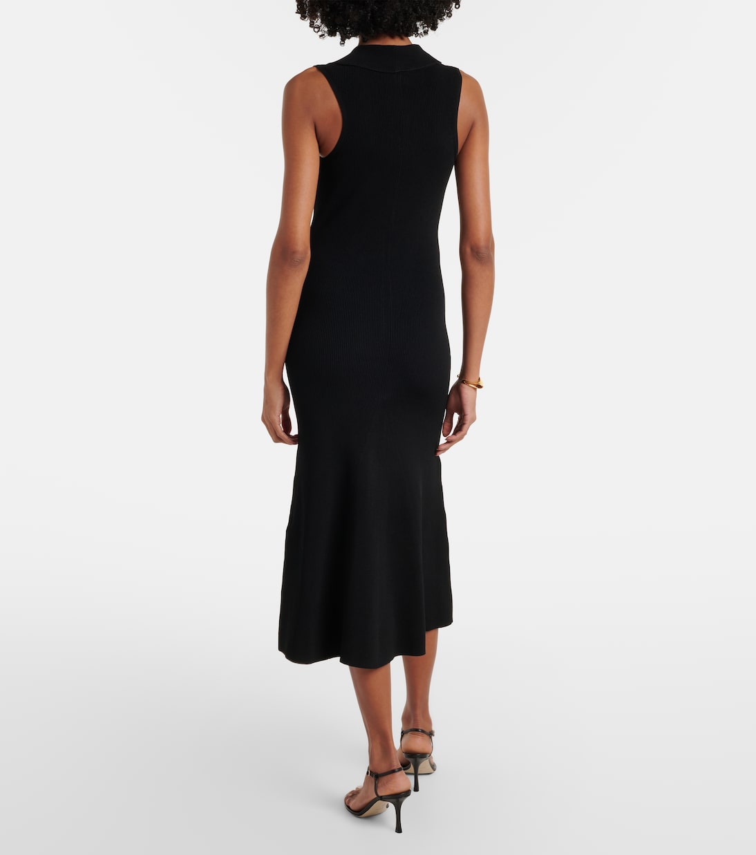 Mira ribbed-knit midi dress | Victoria Beckham