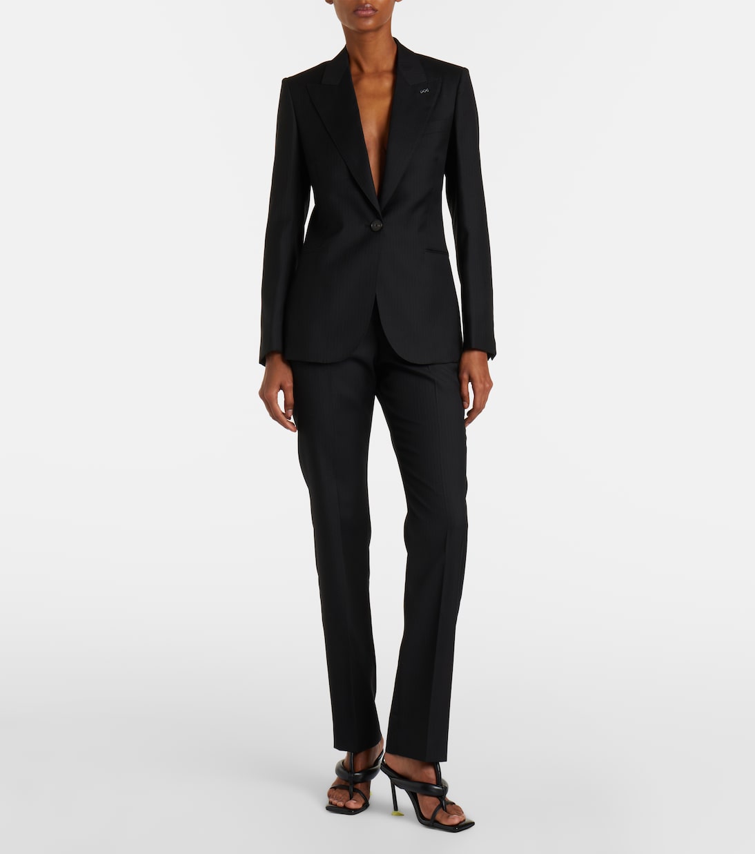 Chalk stripe wool slim pants | Givenchy