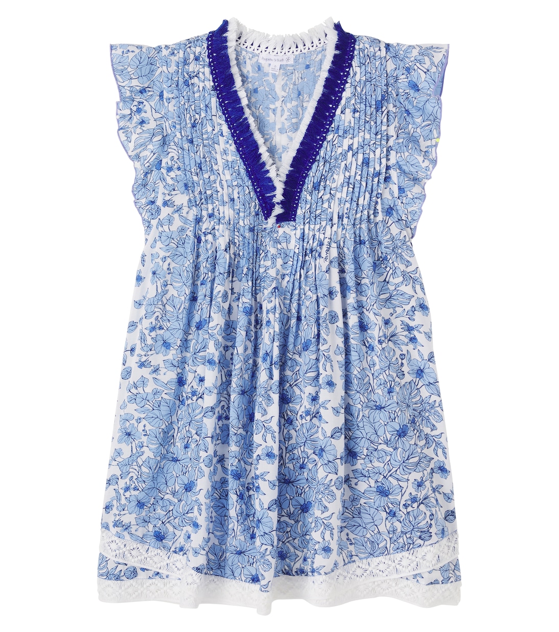 Bedrucktes Kleid Sasha | Poupette St Barth Kids