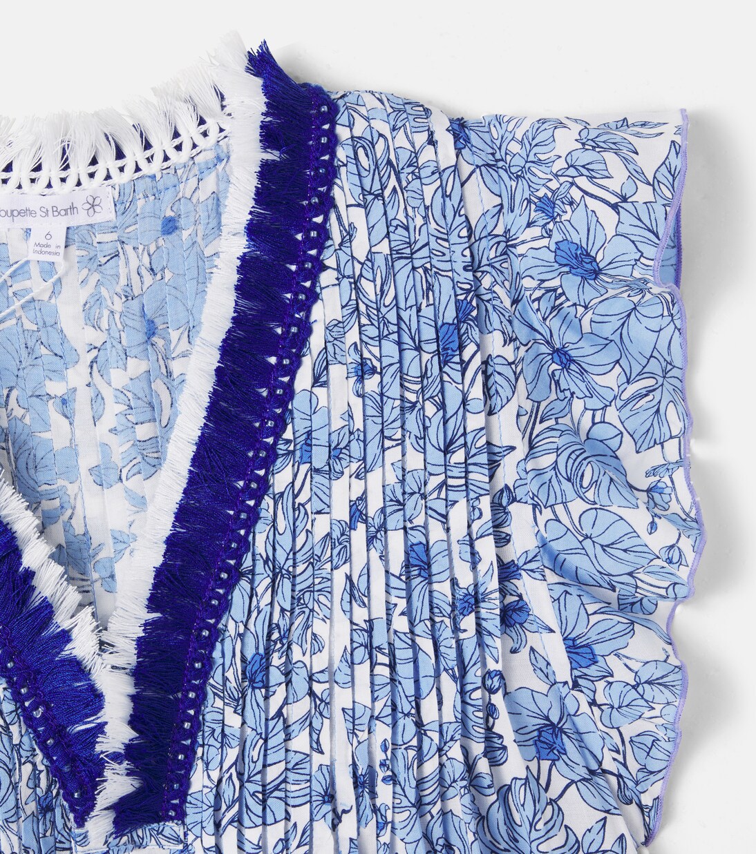 Bedrucktes Kleid Sasha | Poupette St Barth Kids