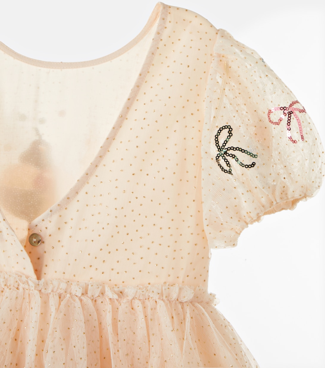 Robe Yvonne en tulle à sequins | Konges Sløjd