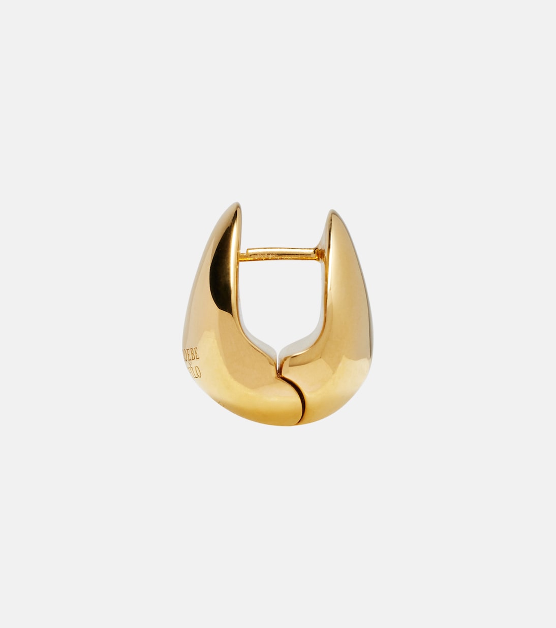 Pebble gold-plated sterling silver earrings | Phoebe Philo