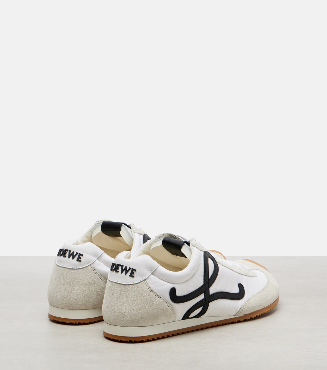 Ballet Runner 2.0 suede-trimmed sneakers | Loewe