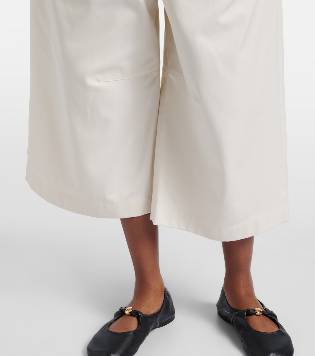 Cotton and silk gabardine culottes | Loewe