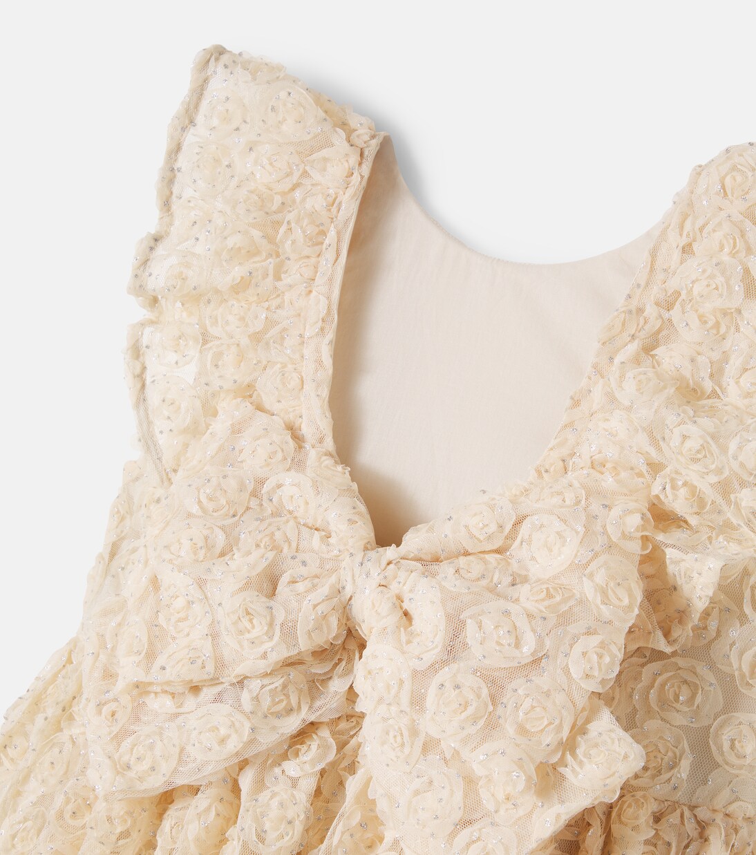 Ally floral-appliqué sequined dress | Konges Sløjd