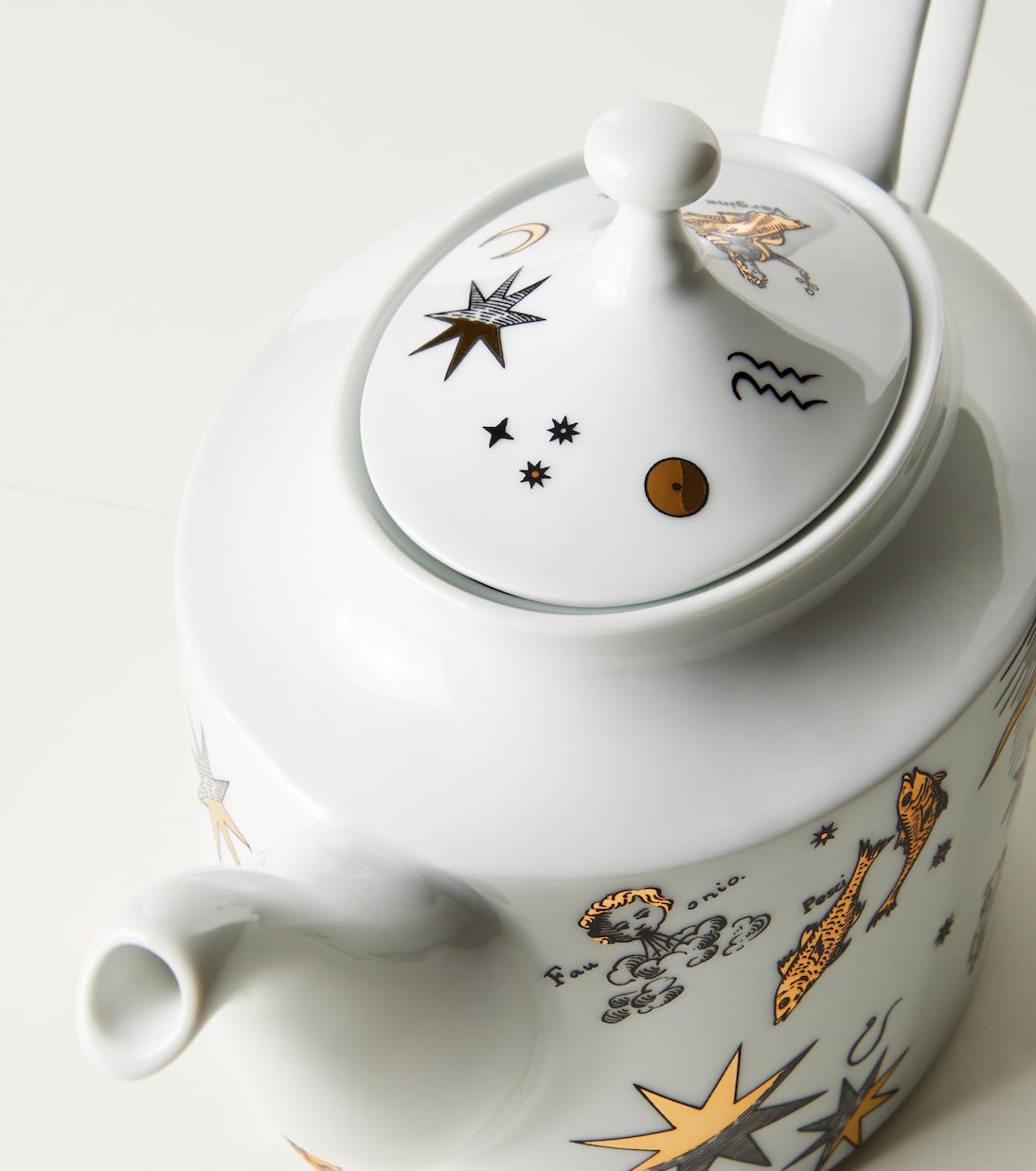 Astronomici porcelain teapot | Fornasetti