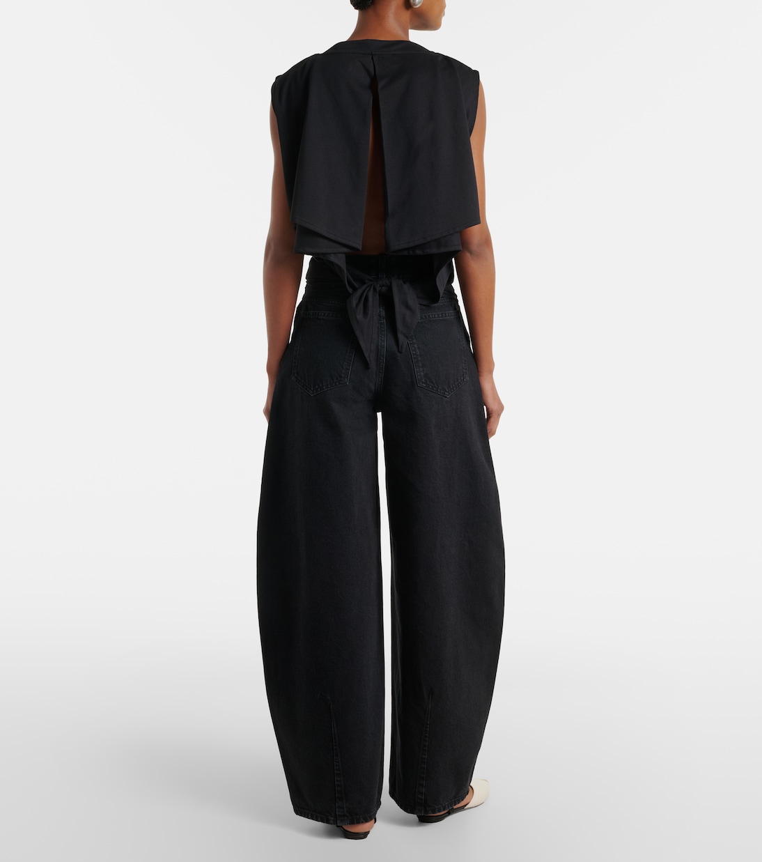 Ovalo de-Nîmes barrel-leg jeans | Jacquemus