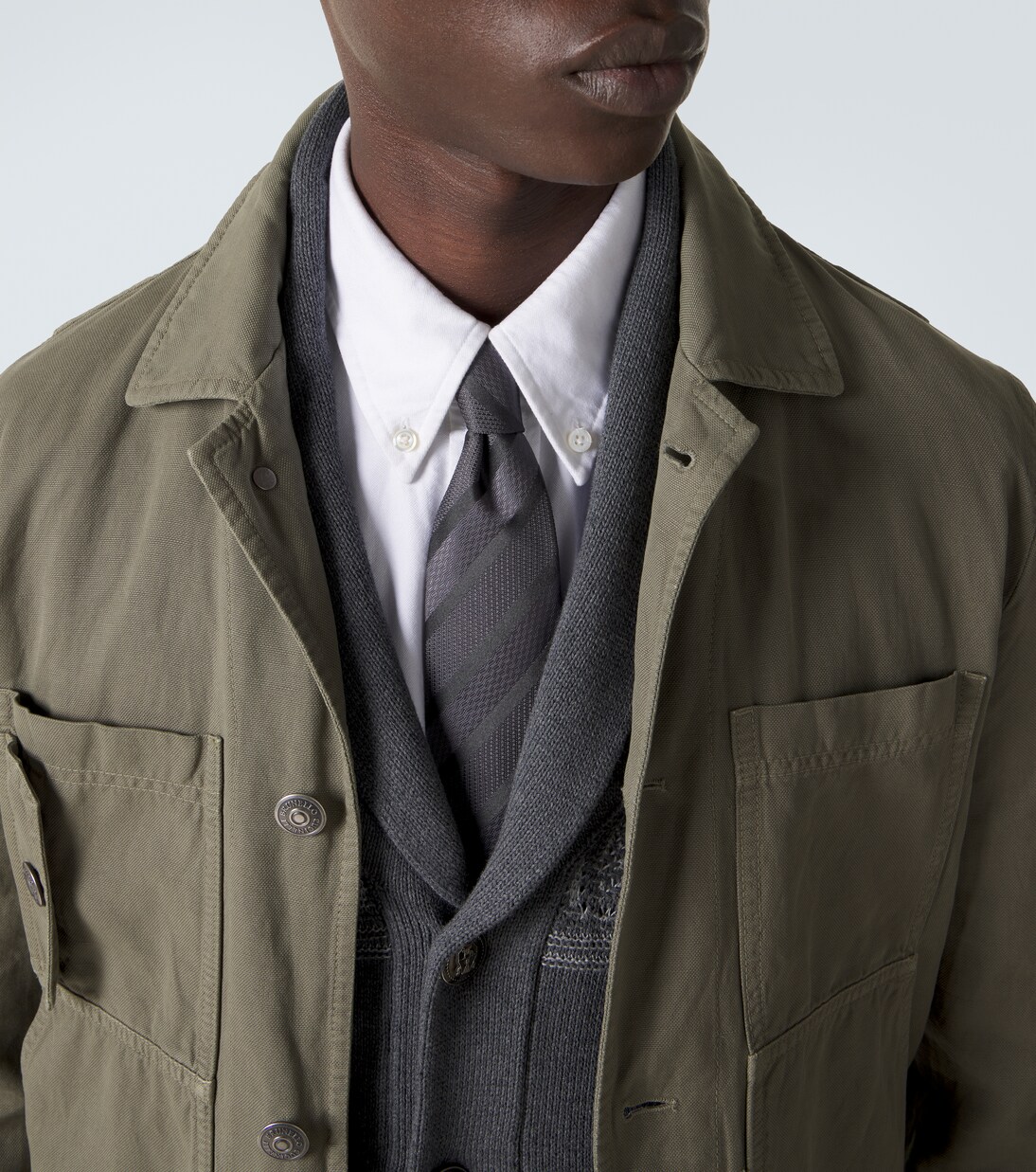 Cravate en soie à rayures | Brunello Cucinelli