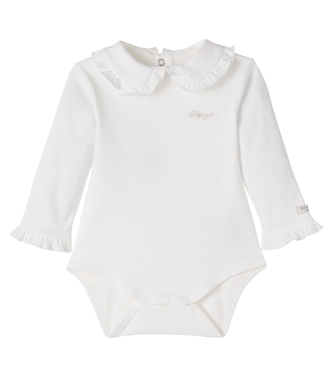 Baby Dovie ruffled cotton bodysuit | Donsje
