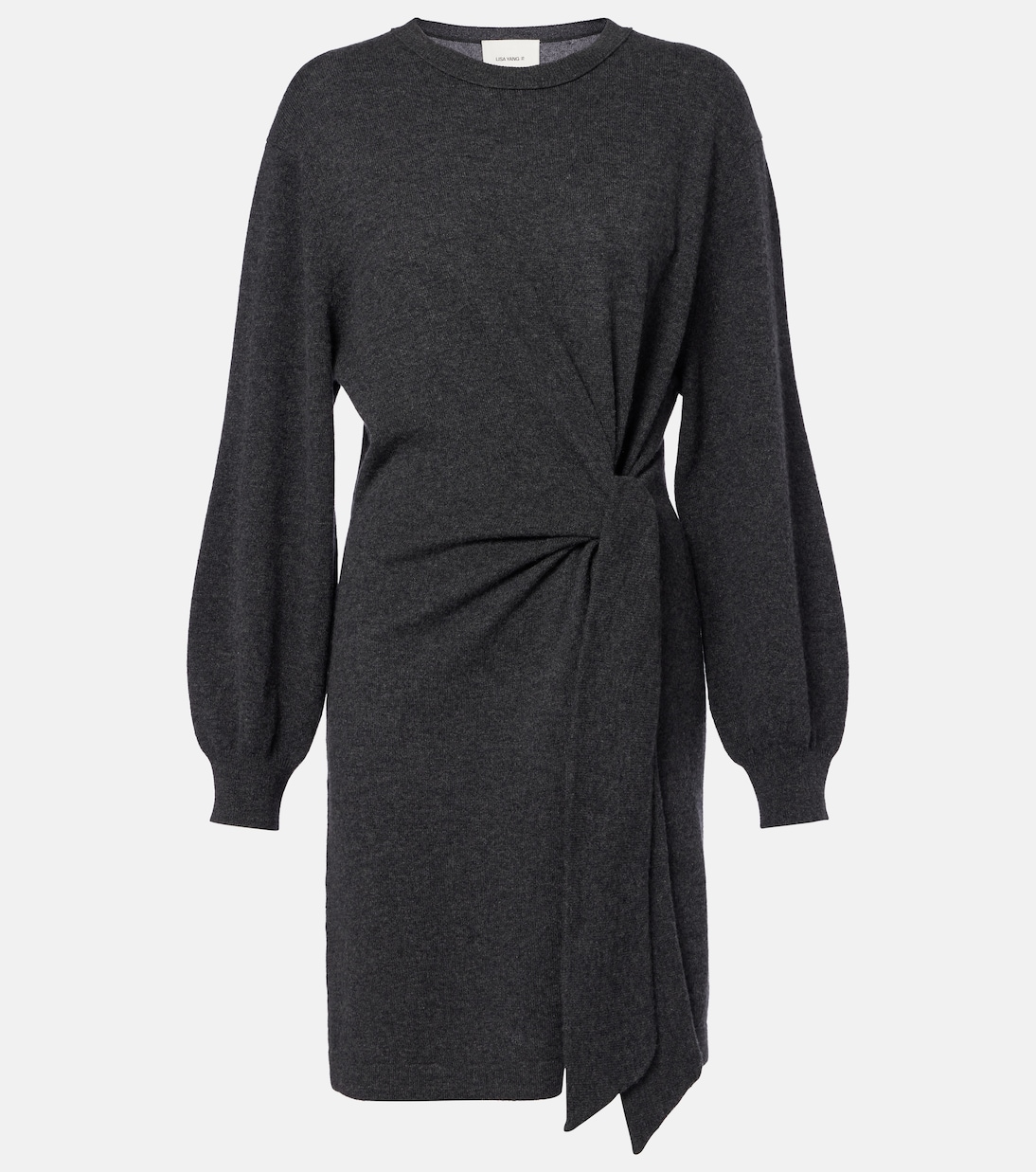 Abrielle gathered cashmere sweater dress  | Lisa Yang