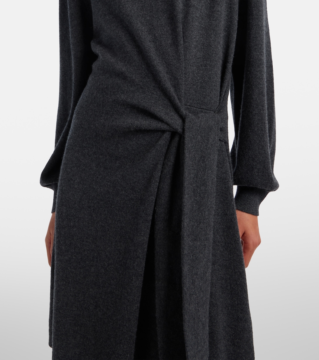 Abrielle gathered cashmere sweater dress  | Lisa Yang