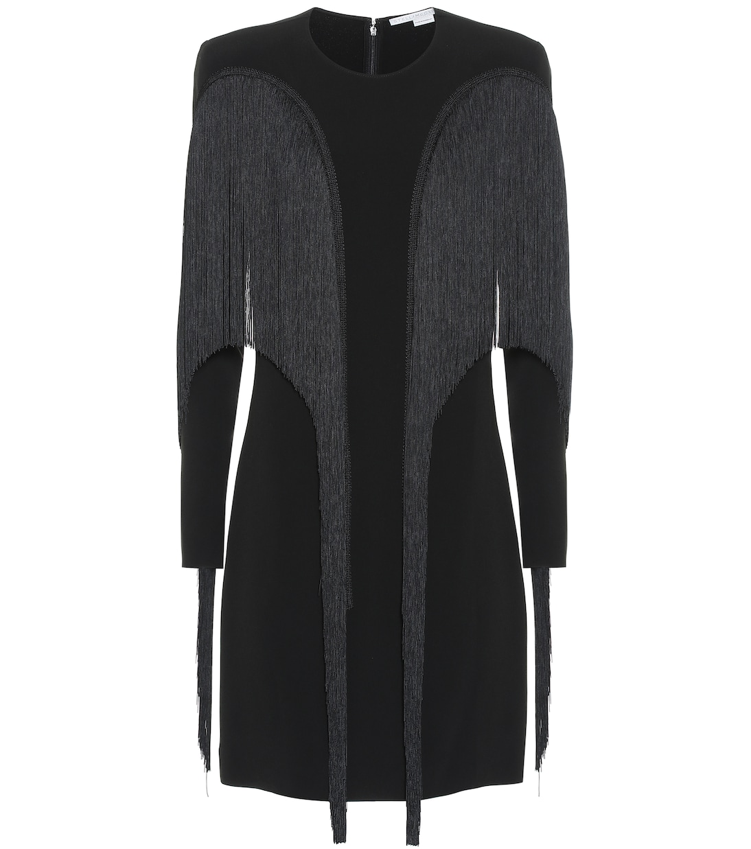 Robe en crêpe à franges | Stella McCartney