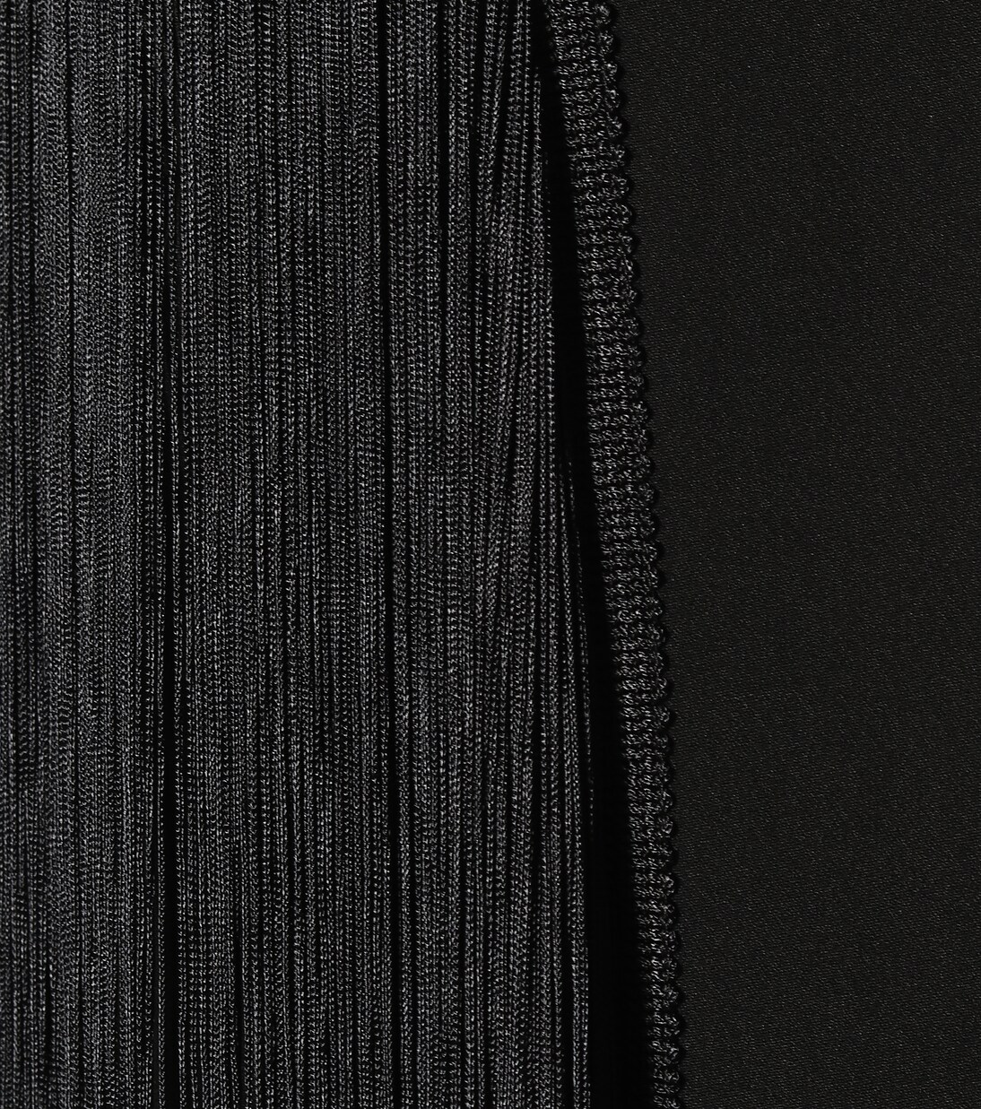 Robe en crêpe à franges | Stella McCartney