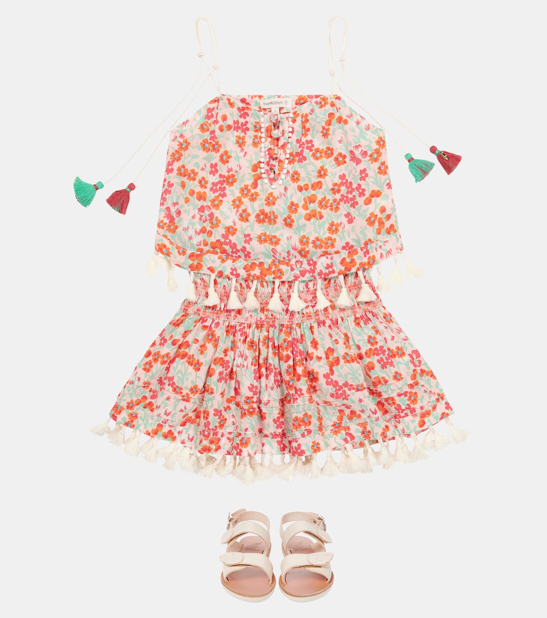 Mara floral top | Poupette St Barth Kids