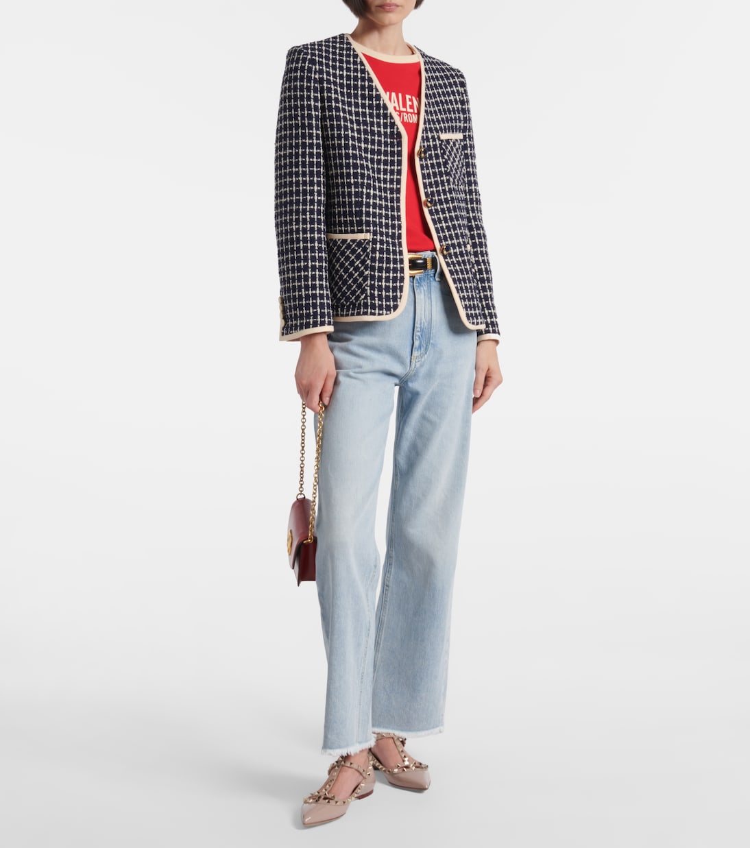 Rockstud patent leather ballet flats | Valentino Garavani