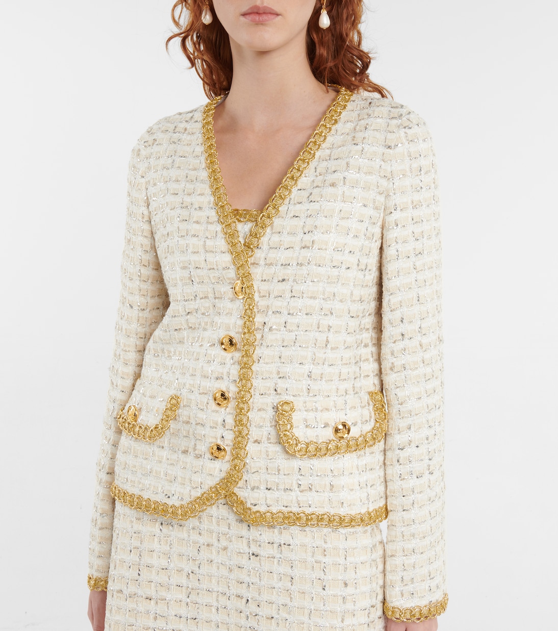 Embellished tweed jacket | Giambattista Valli