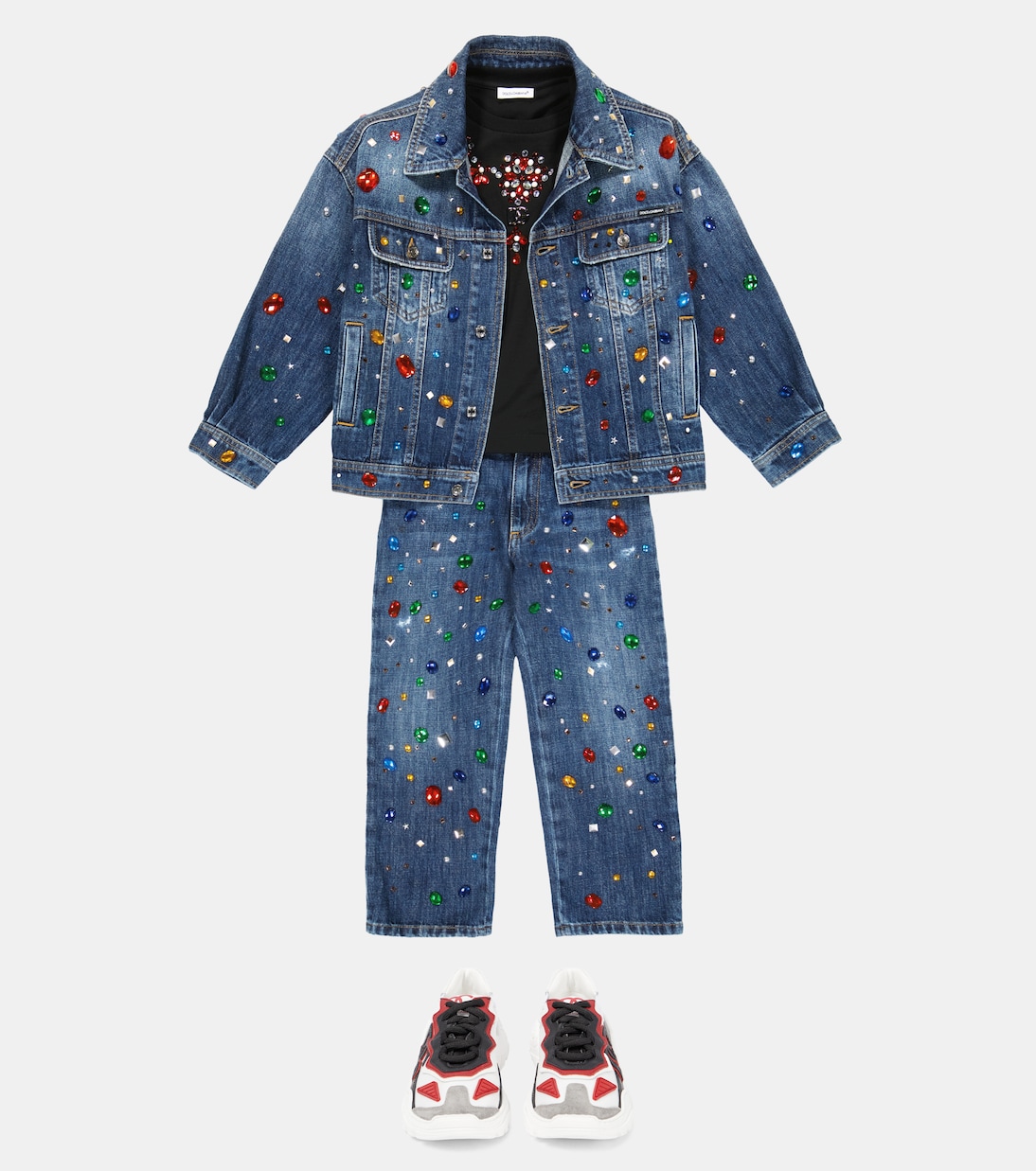 Embellished jeans | Dolce&Gabbana Kids