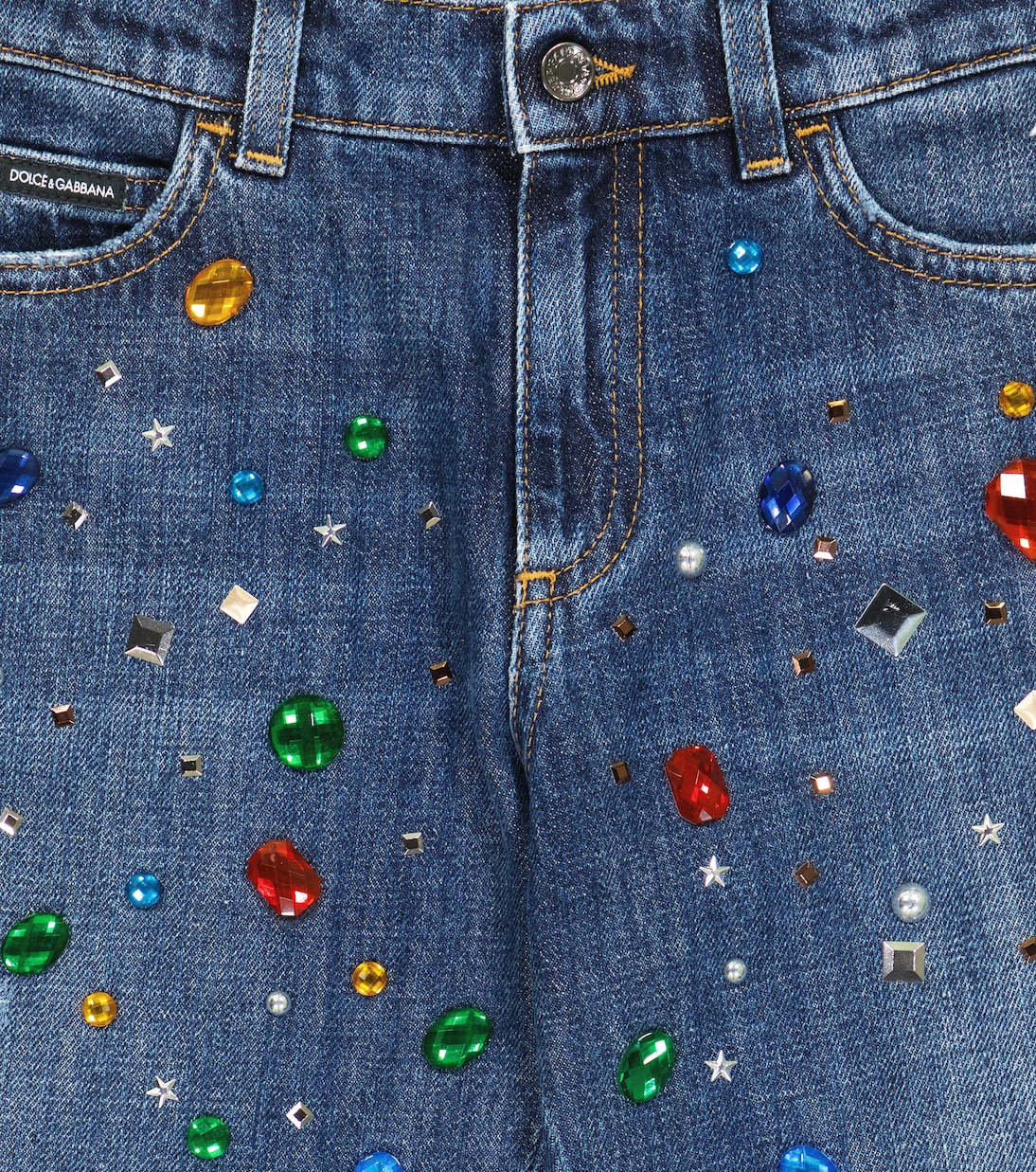 Embellished jeans | Dolce&Gabbana Kids