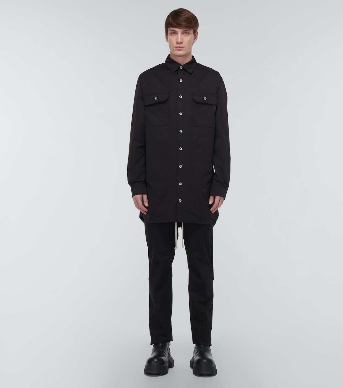 Cotton-blend poplin overshirt | Rick Owens