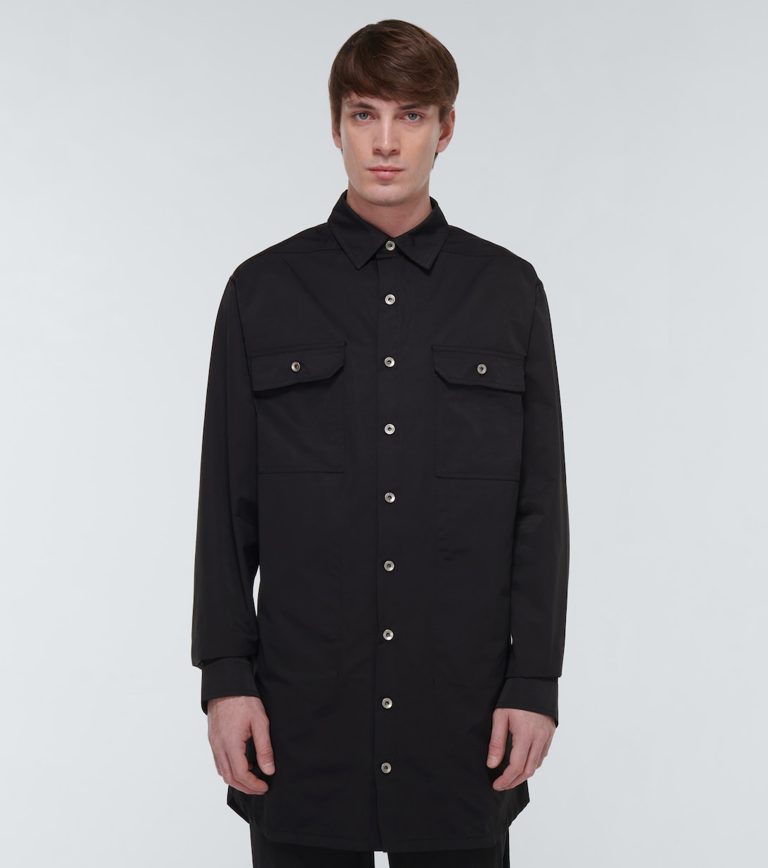 Cotton-blend poplin overshirt | Rick Owens