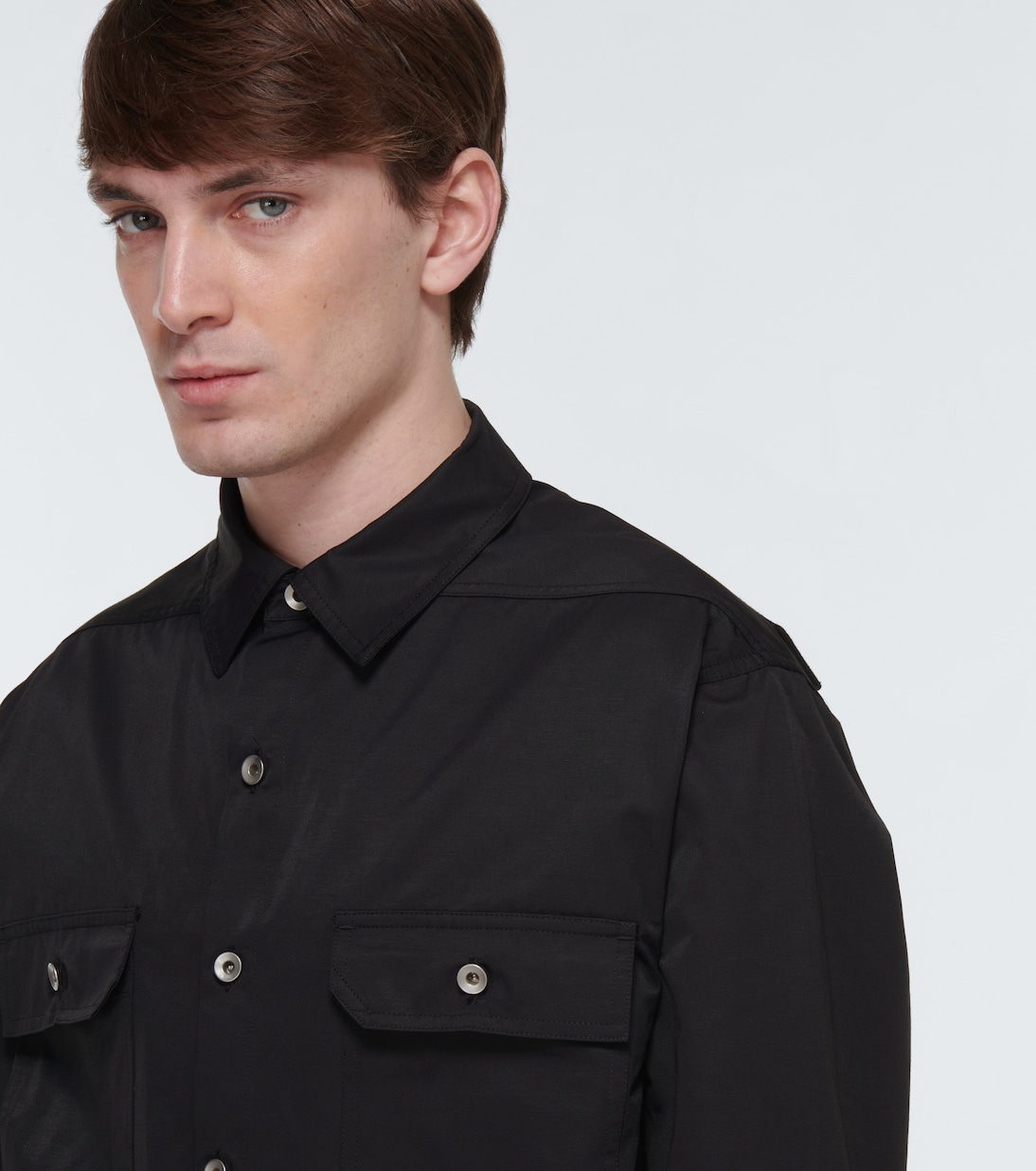 Cotton-blend poplin overshirt | Rick Owens