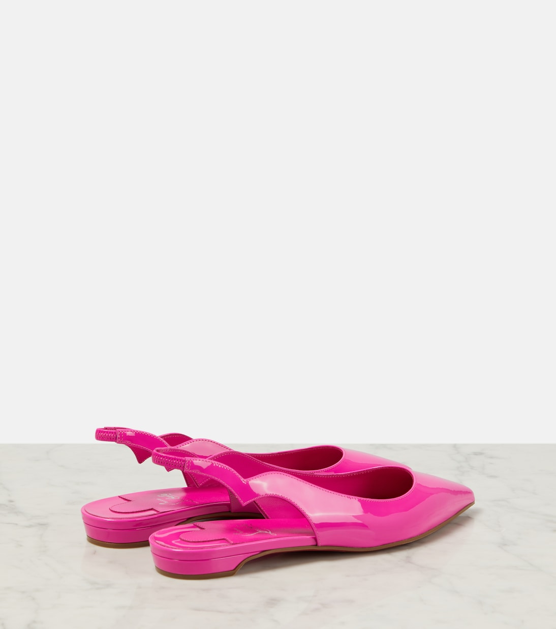 Hot Chickita Sling patent leather ballet flats | Christian Louboutin