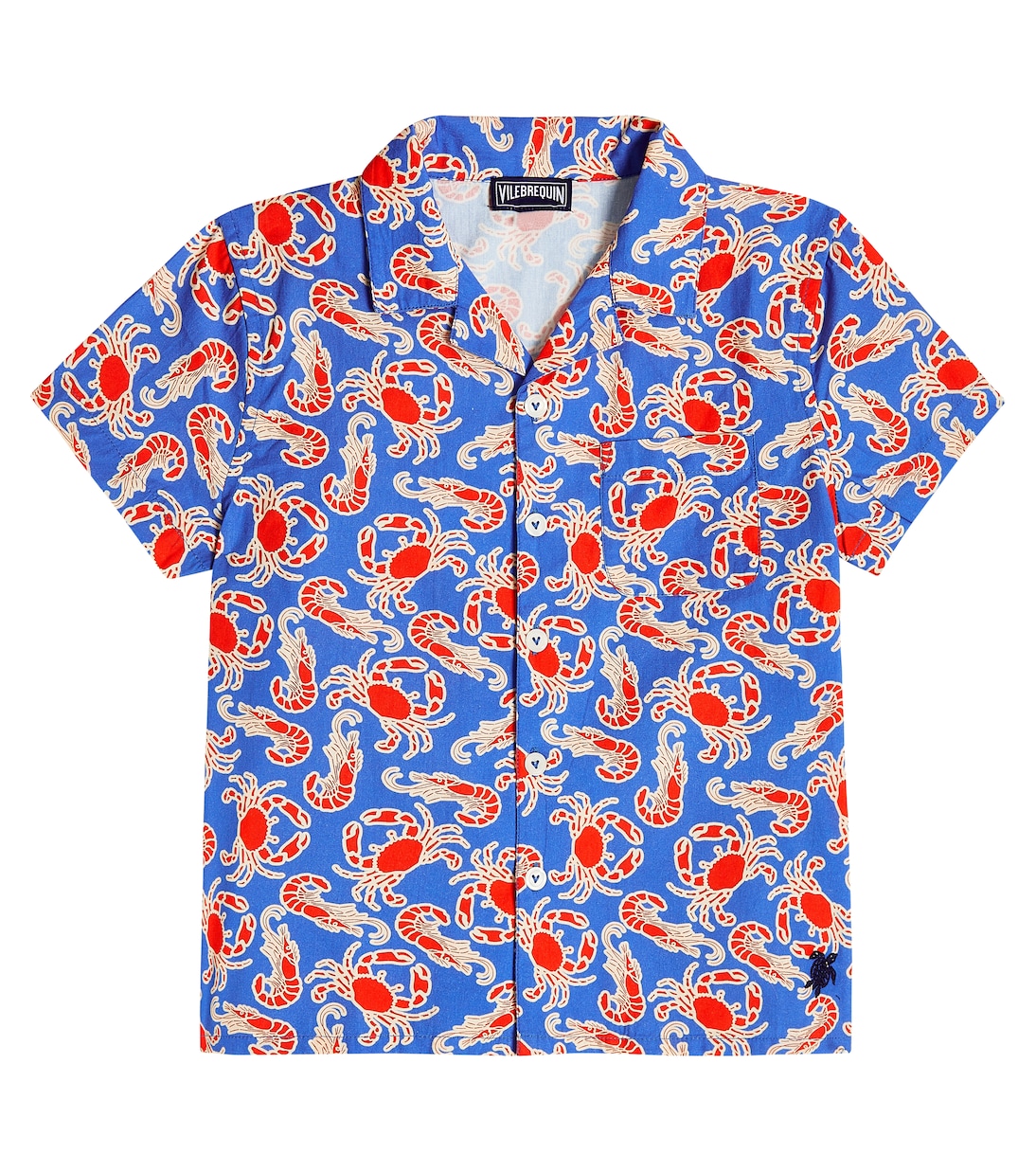 Geres printed cotton shirt | Vilebrequin Kids