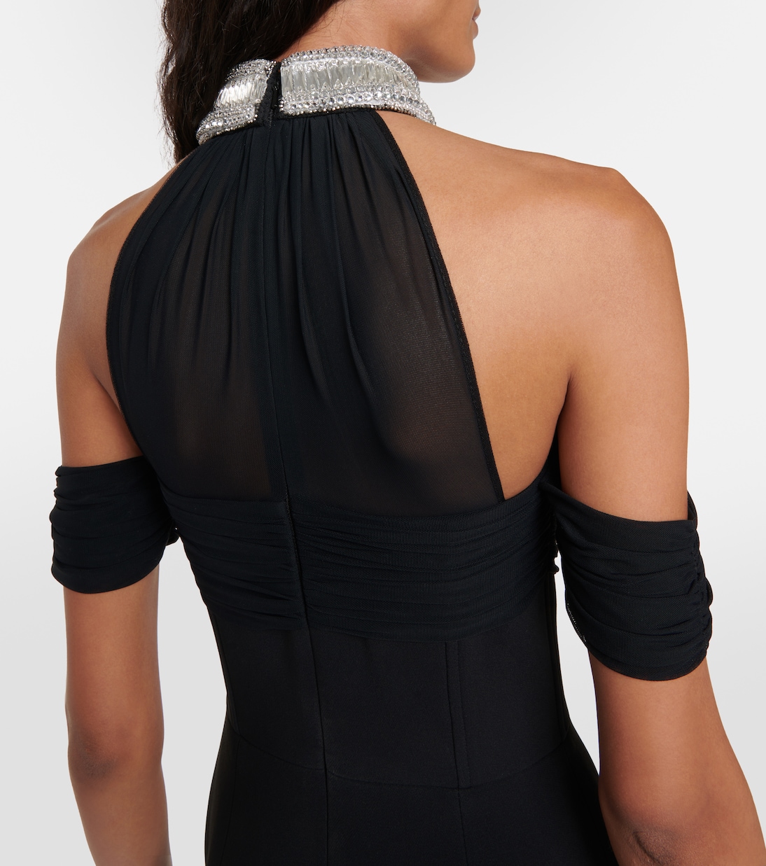 Embellished halterneck midi dress | David Koma