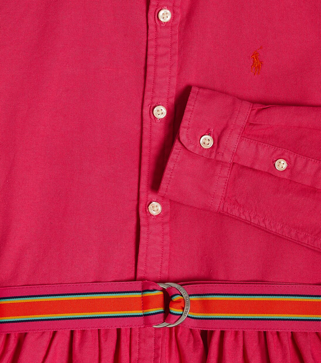 Belted cotton shirt dress | Polo Ralph Lauren Kids