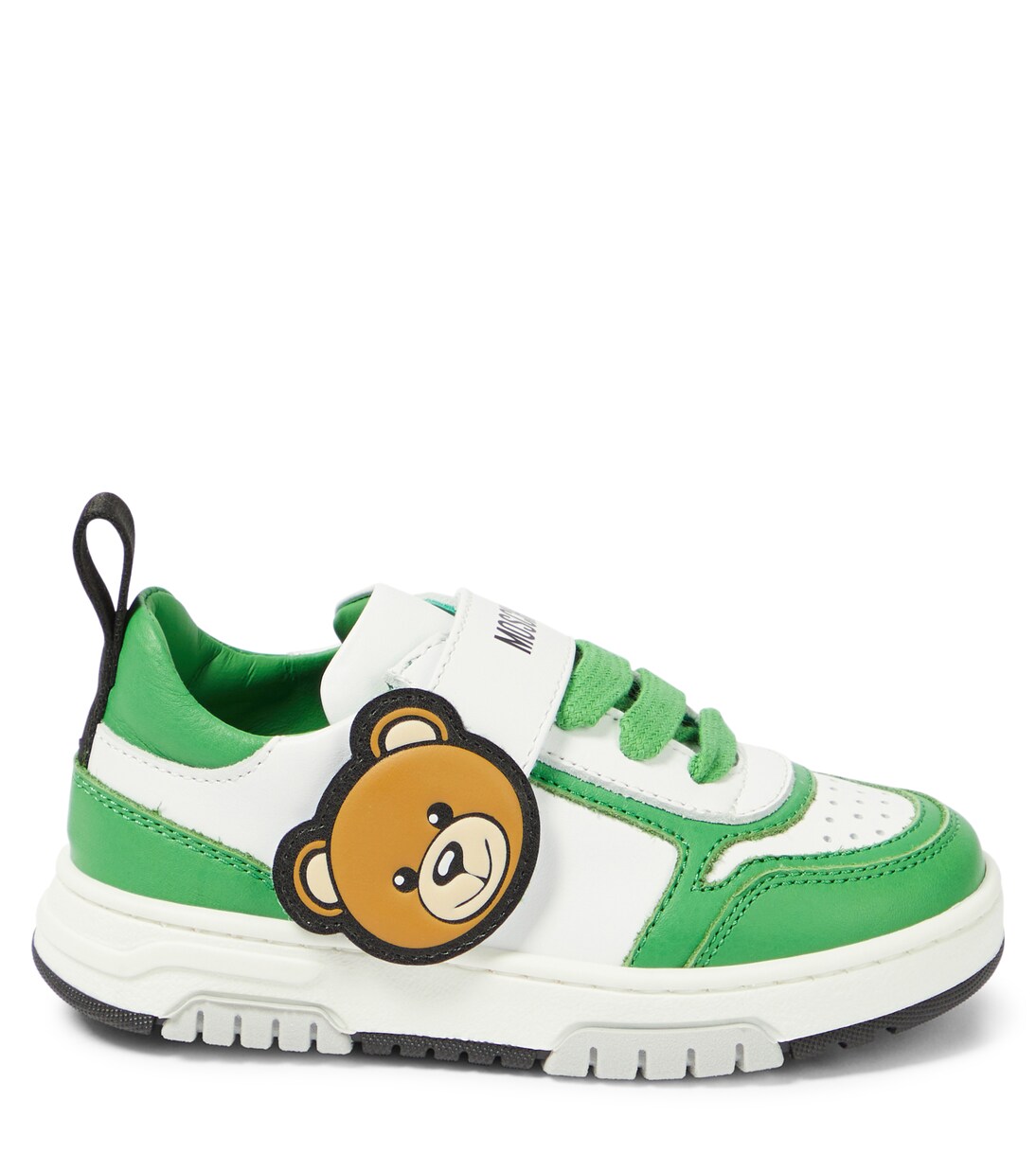 Teddy Bear leather sneakers | Moschino Kids