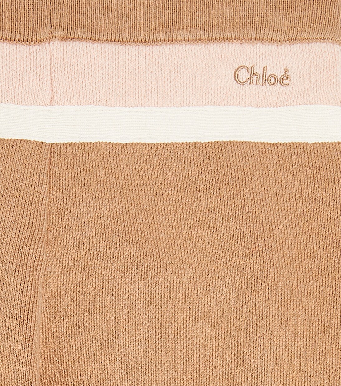 Jogginghose aus Baumwolle und Wolle | Chloé Kids