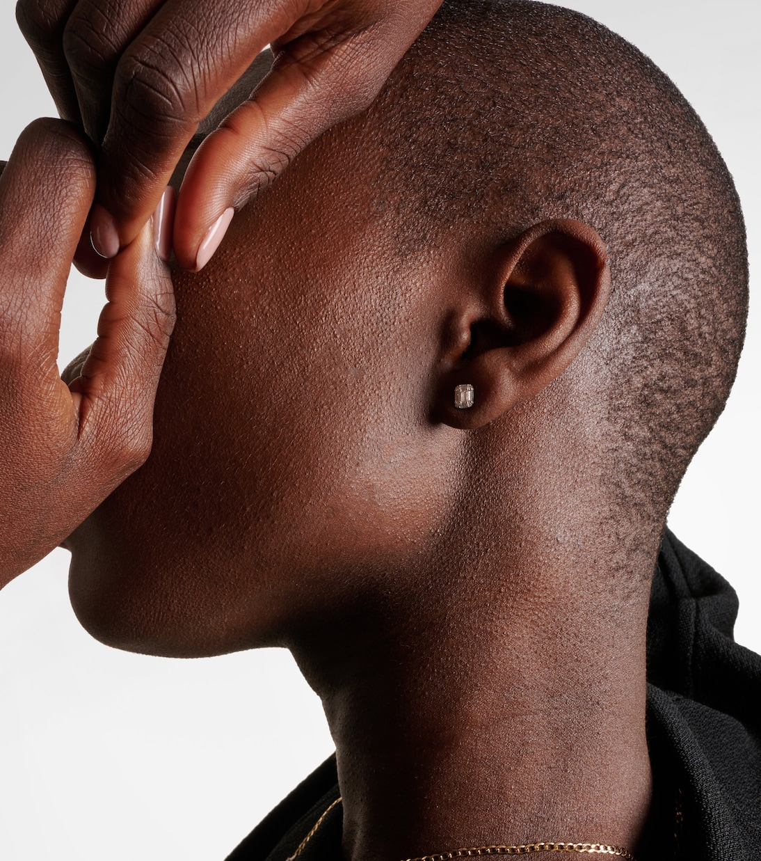 Ohrringe Shield of Strength aus 10kt Gelbgold mit Diamanten | Stone and Strand