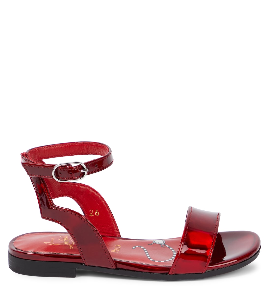 Melodie Chick patent leather sandals | Christian Louboutin Kids