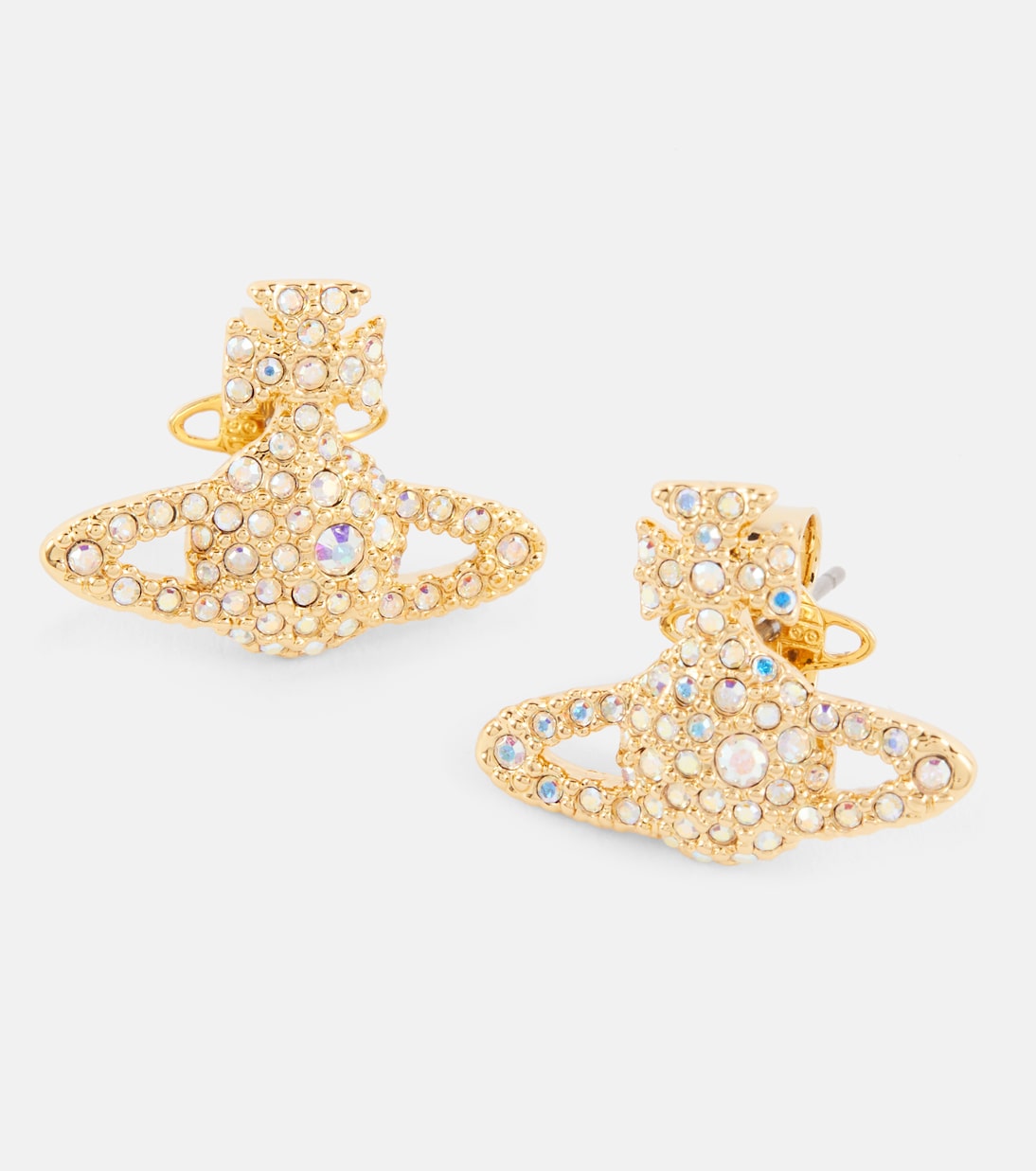 Ohrringe Grace Bas Relief mit Kristallen | Vivienne Westwood