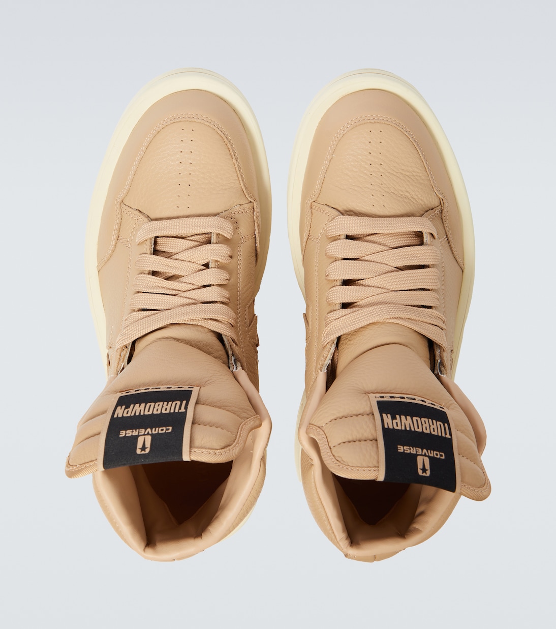 x Converse TURBOWPN leather high-top sneakers | Rick Owens
