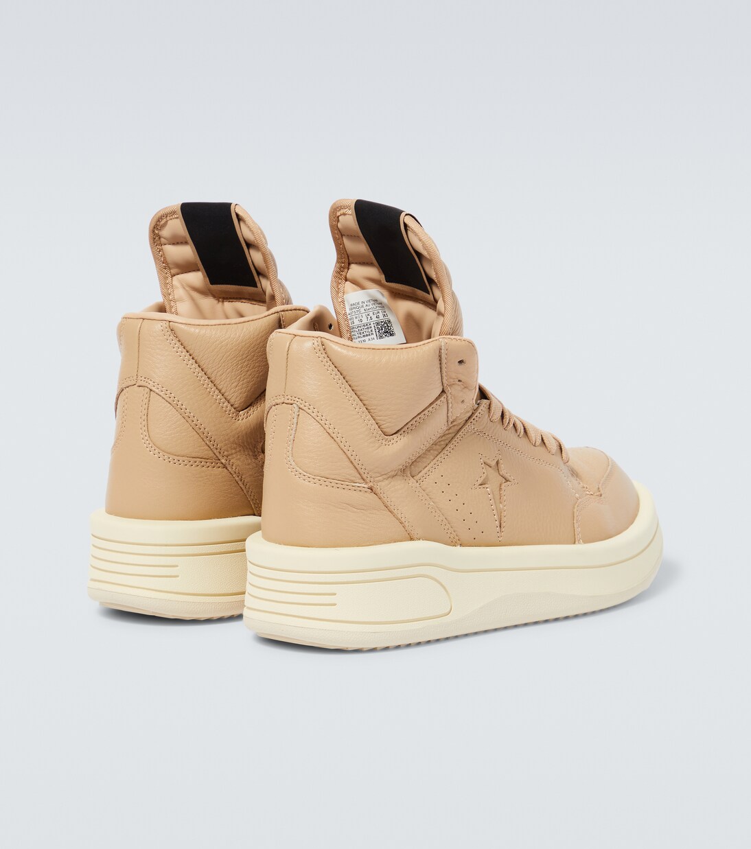 x Converse TURBOWPN leather high-top sneakers | Rick Owens