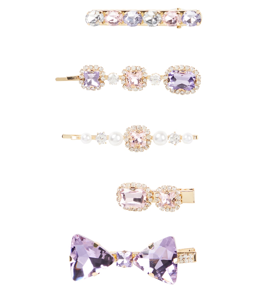 Set of 5 embellished bobby pins | Monnalisa