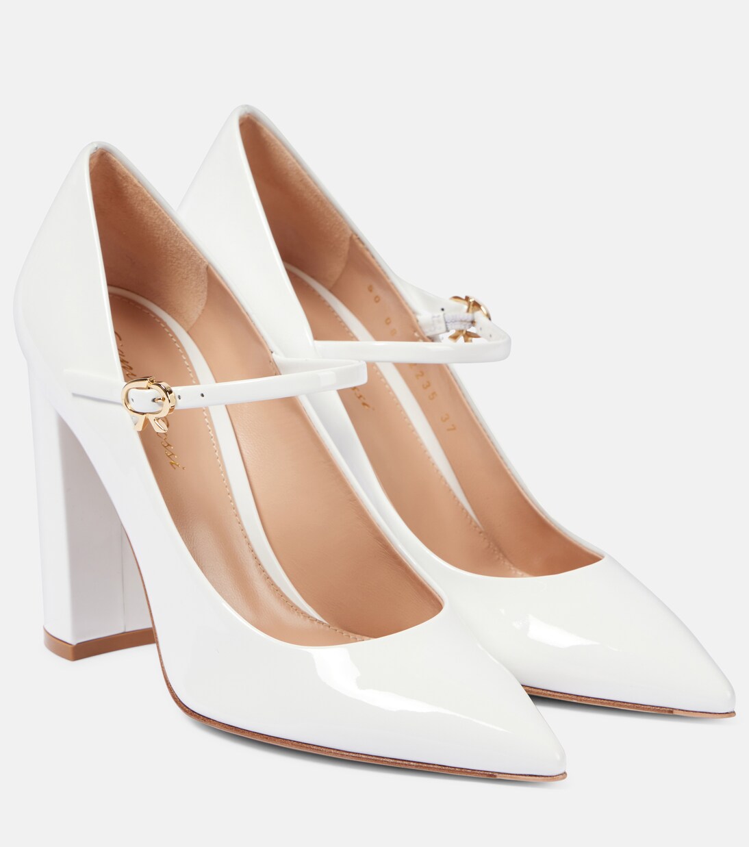 100 patent leather Mary Jane pumps | Gianvito Rossi