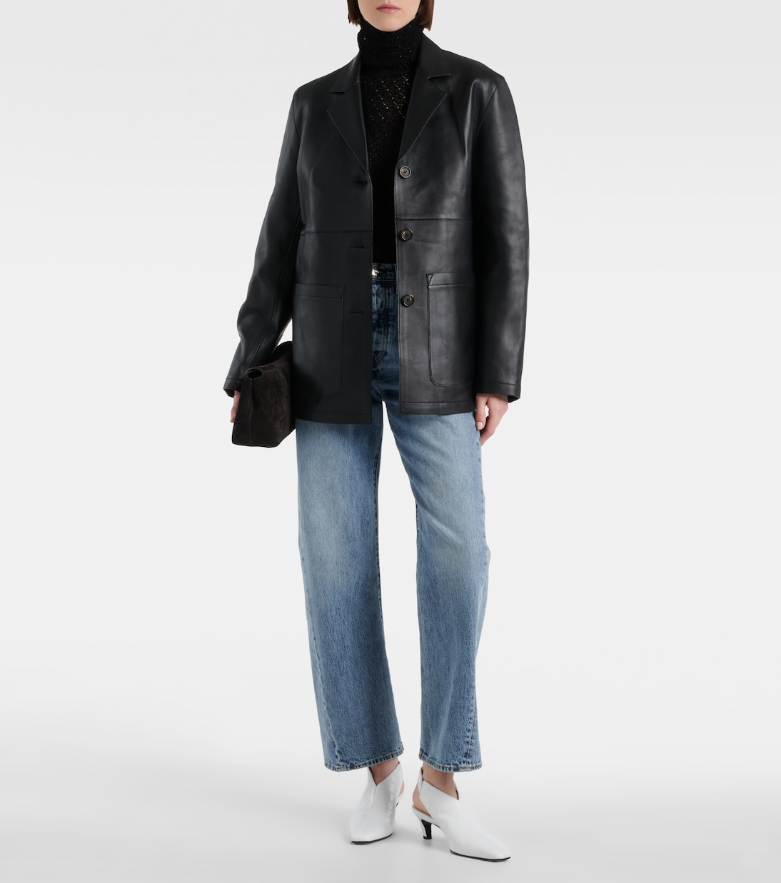 Bottines The Croco Slim en cuir | Toteme