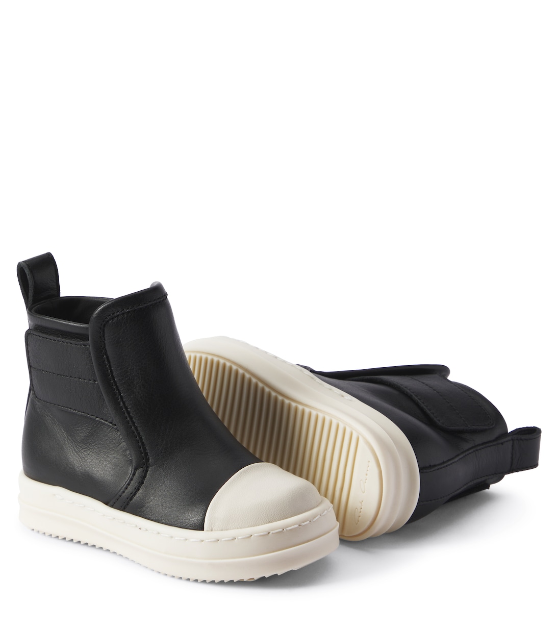 Baby Sneakers Beatle aus Leder | Rick Owens Kids