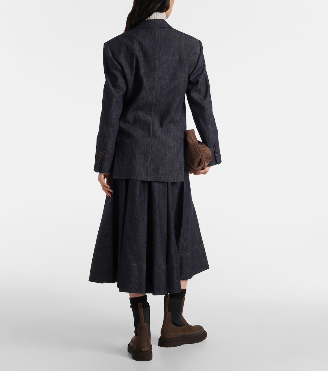 Blazer aus Denim | Brunello Cucinelli