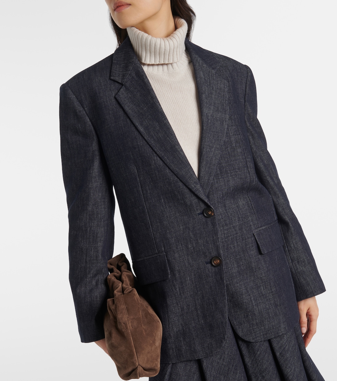 Blazer aus Denim | Brunello Cucinelli