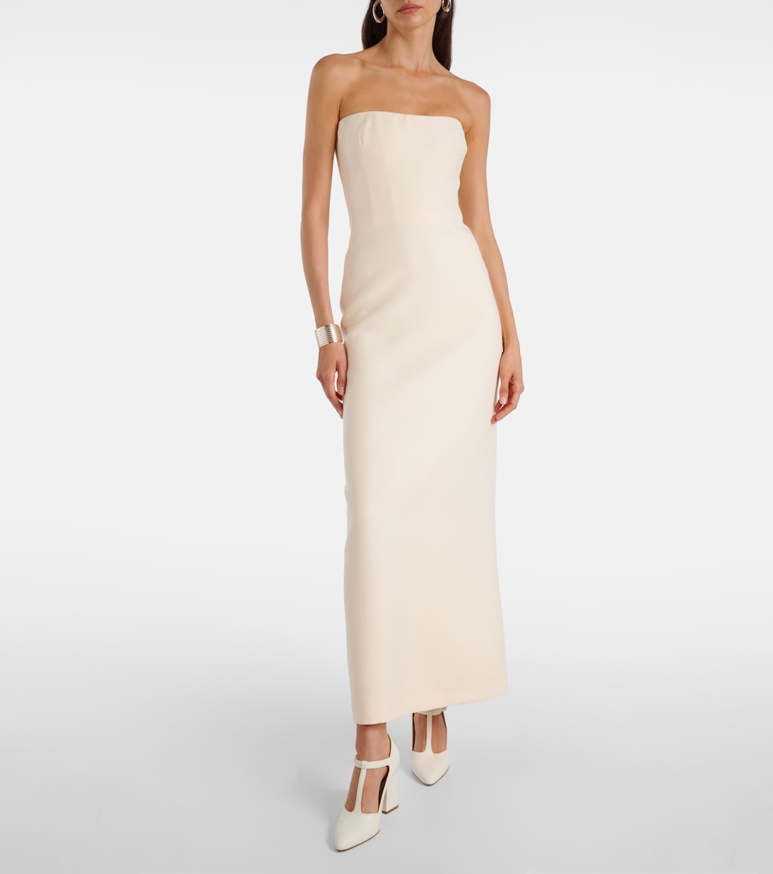 Robe midi Opus en laine et soie | Gabriela Hearst