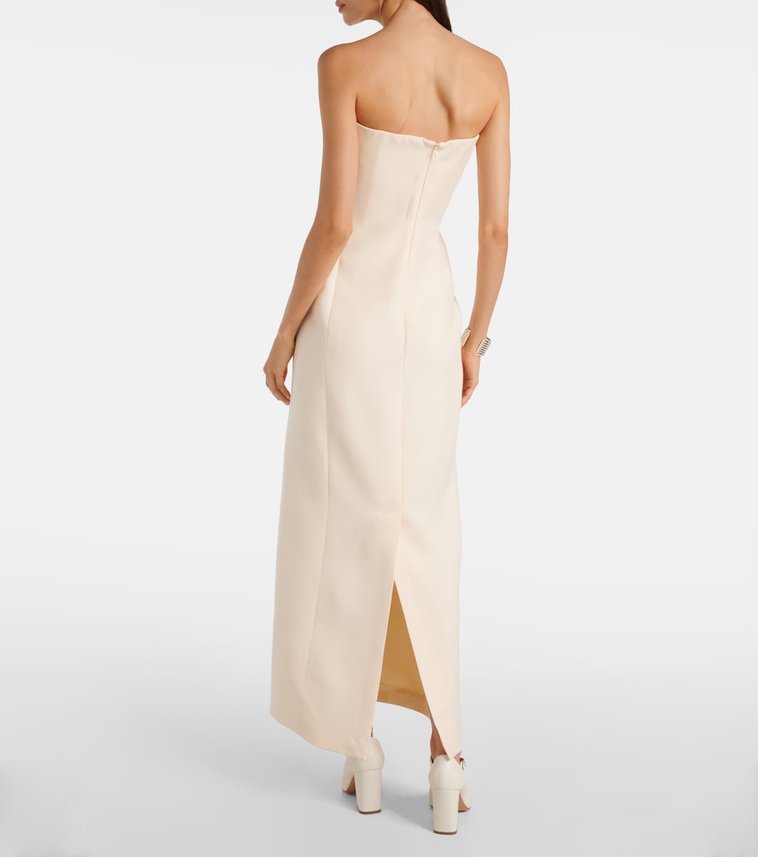 Robe midi Opus en laine et soie | Gabriela Hearst