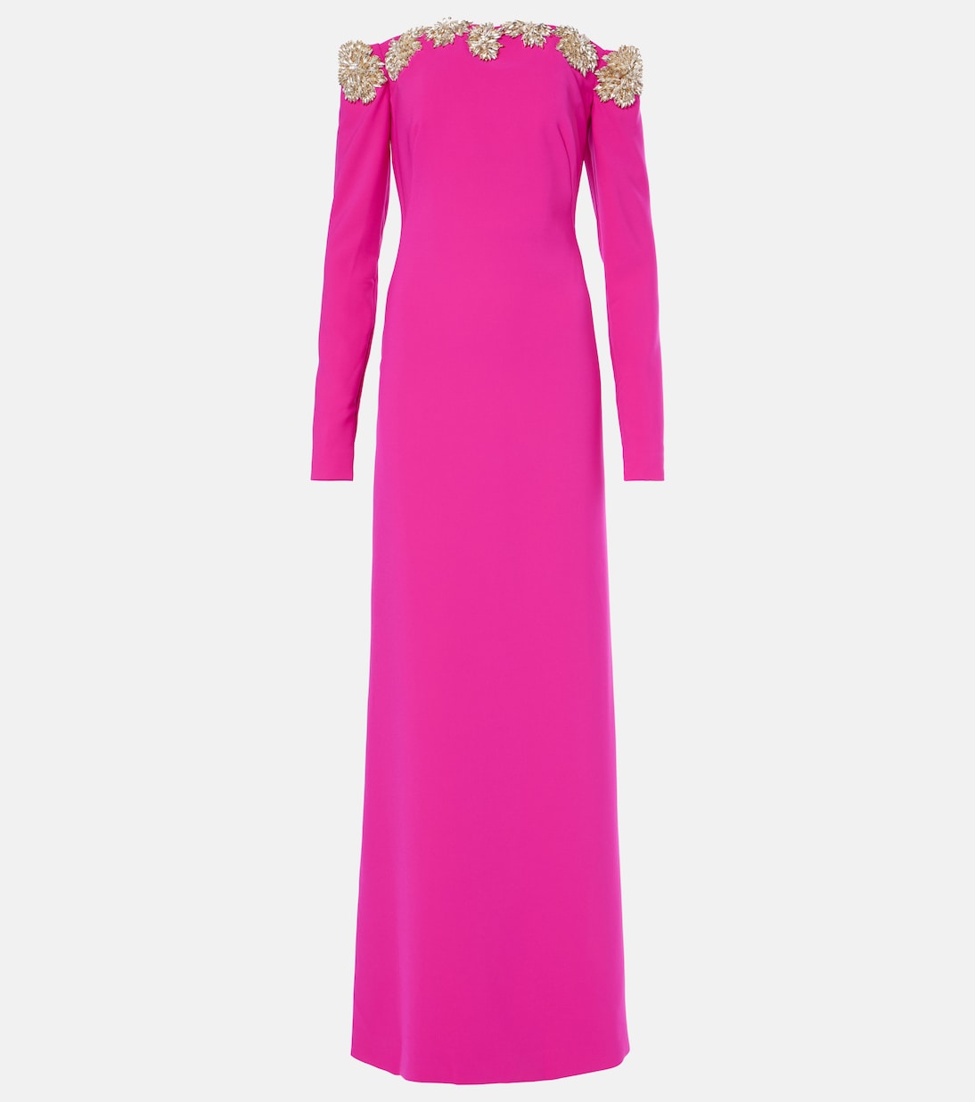 Robe longue Meline à encolure bardot | Costarellos