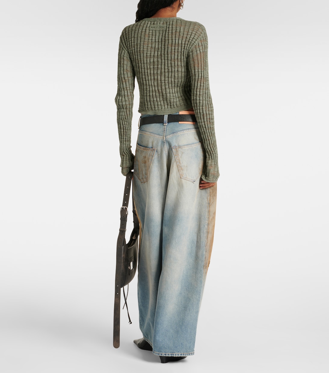 Cardigan en lin mélangé | Acne Studios