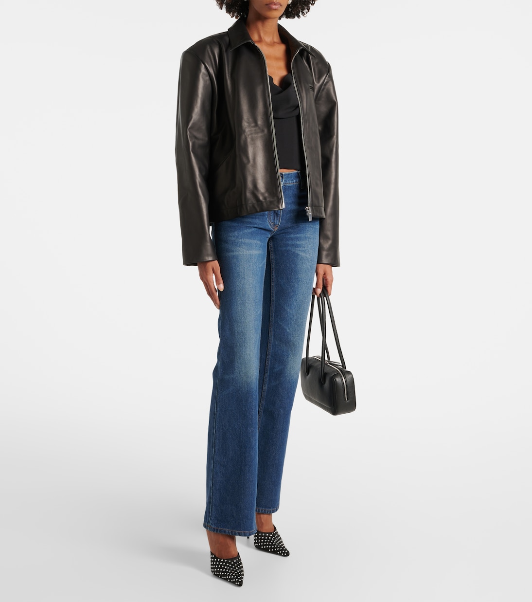 Chaqueta de piel oversized | Magda Butrym